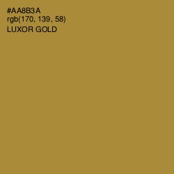 #AA8B3A - Luxor Gold Color Image